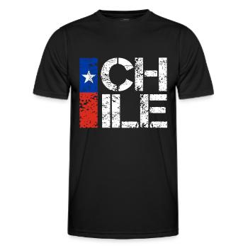Chili - T-shirt sport Homme - noir - Devant - AI Model Male 178 dark (178cm)