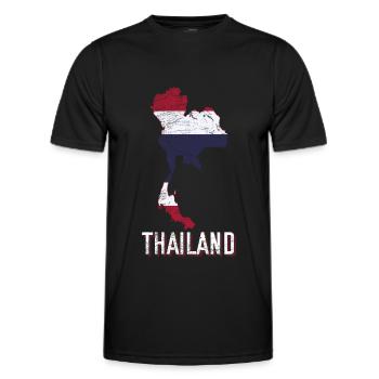 Thaïlande Fan - T-shirt sport Homme - noir - Devant - AI Model Male 178 dark (178cm)