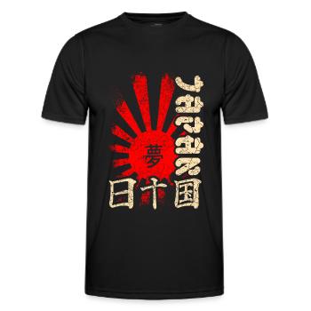 Japan - Männer Funktions-T-Shirt - Schwarz - Vorne - AI Model Male 178 dark (178cm)