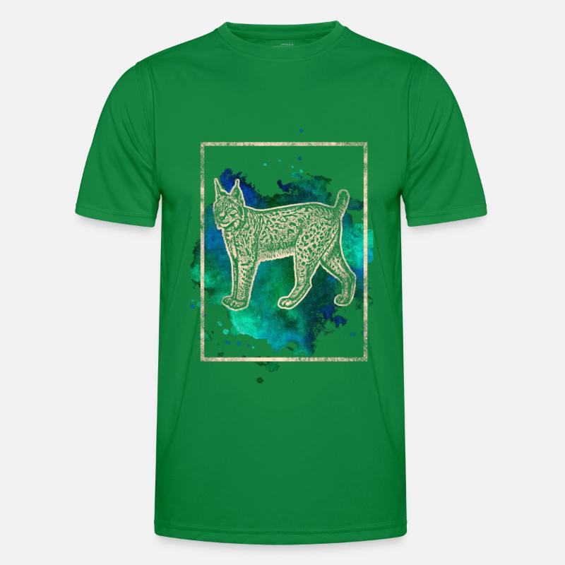 Luchs Männer Funktions-T-Shirt