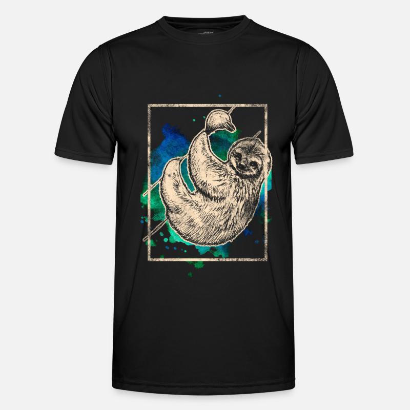 sloth - Men's Functional T-Shirt - black