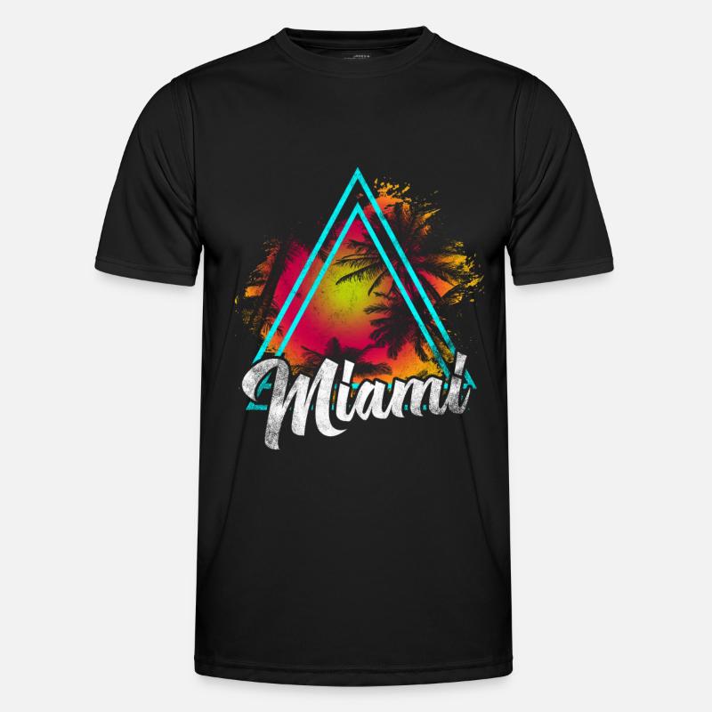 Miami Florida T-shirt sport Homme