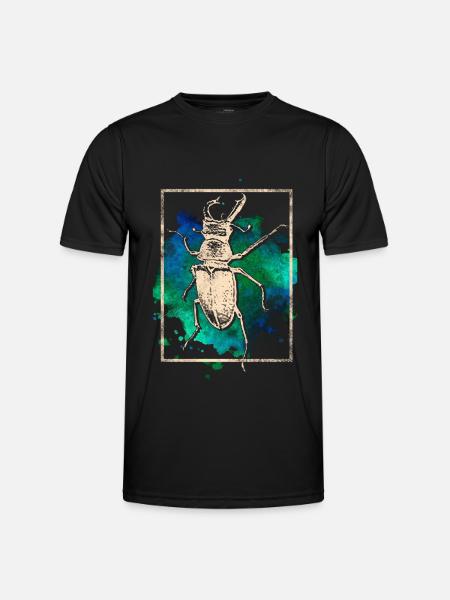 Les scarabées - T-shirt sport Homme - noir
