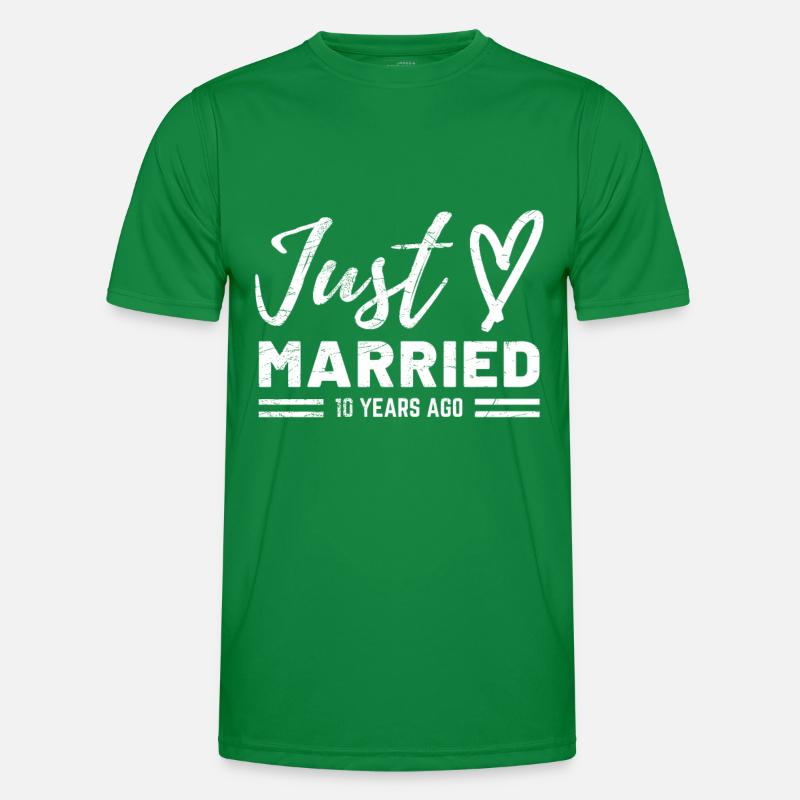 10th wedding anniversary Men's Functional T-Shirt