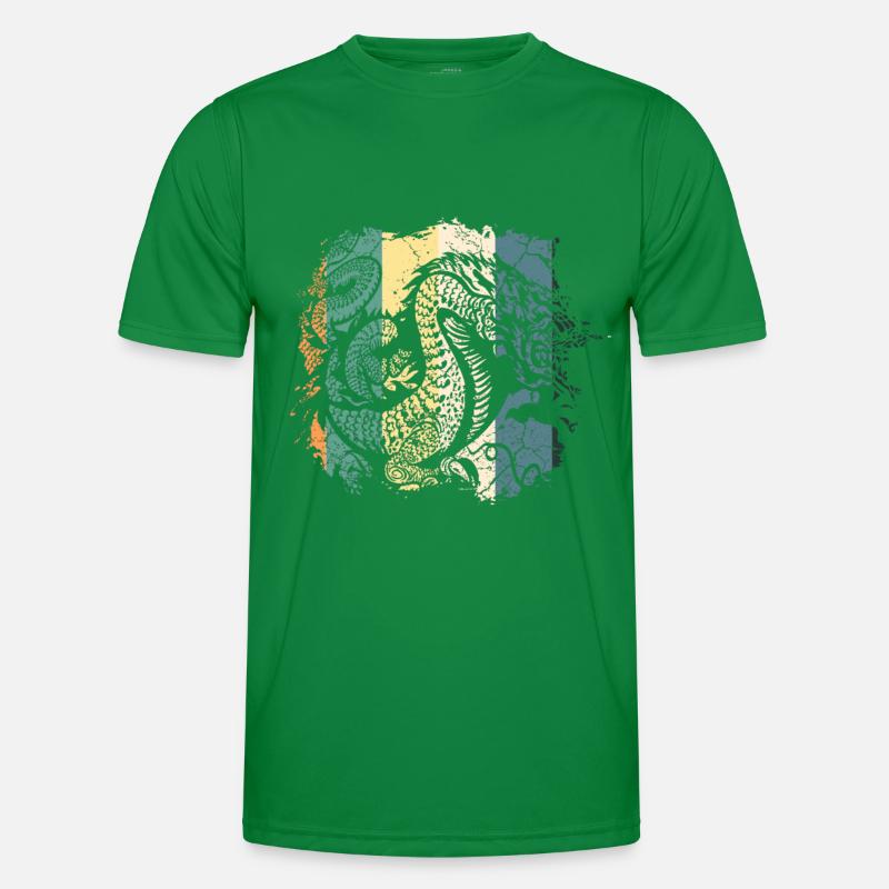 Drache Männer Funktions-T-Shirt