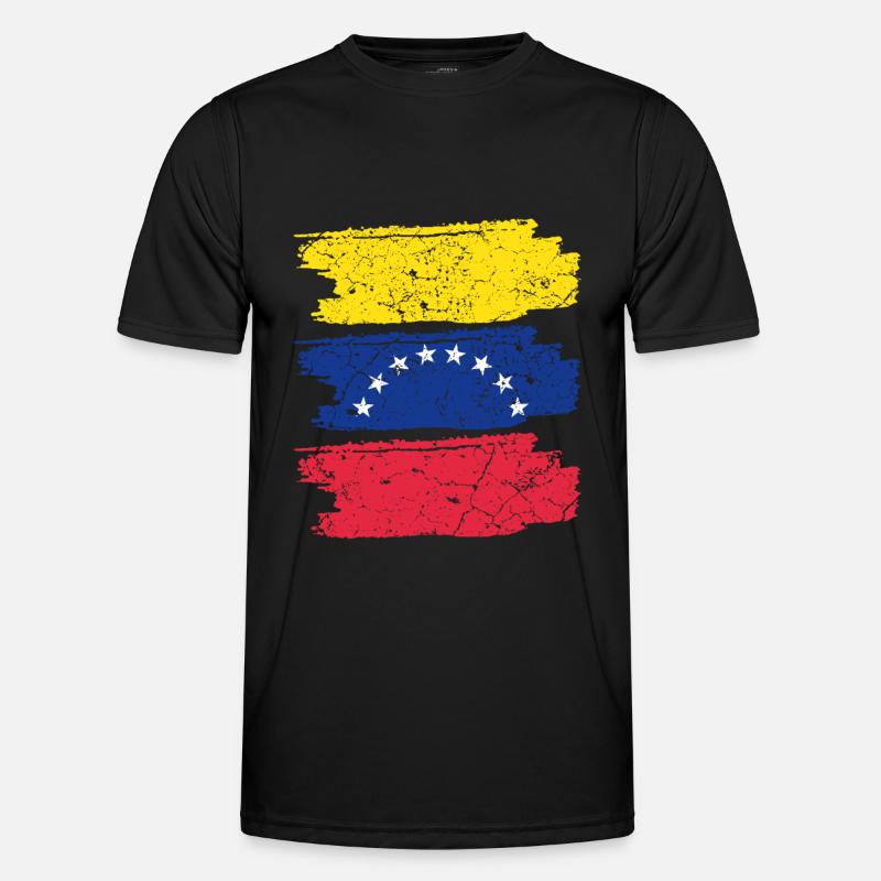 Venezuela Drapeau T-shirt sport Homme