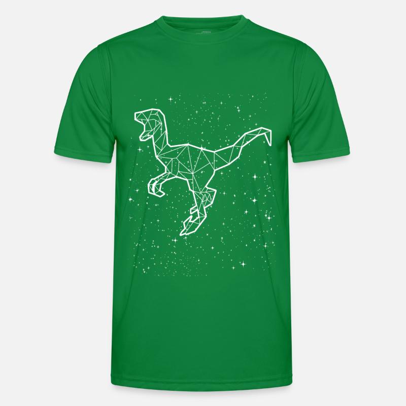 Velociraptor Raptor Dinosaurier Sternzeichen Männer Funktions-T-Shirt
