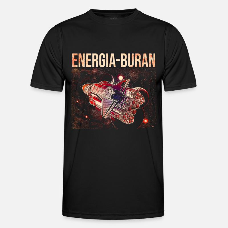 Energia Lanceur & Buran Shuttle T-shirt sport Homme