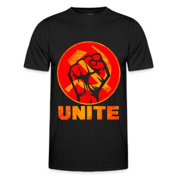 Kummunisme & Union soviétique - T-shirt sport Homme - noir - Devant - AI Model Male 178 dark (178cm)
