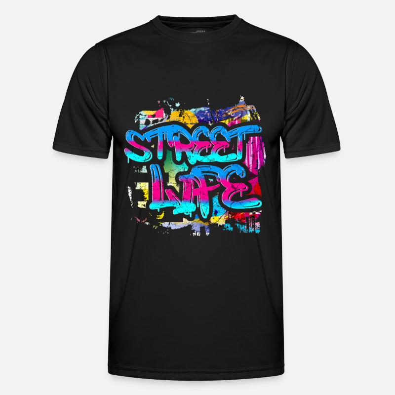 Graffiti Art - Men's Functional T-Shirt - black