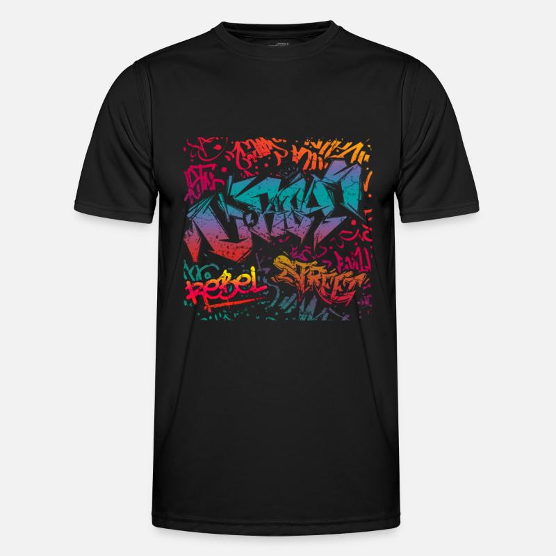 Graffiti Art Men's Functional T-Shirt