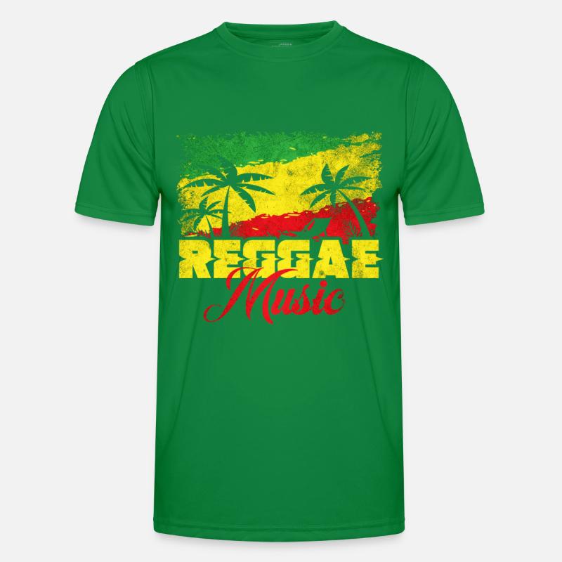 Reggae Musik Männer Funktions-T-Shirt