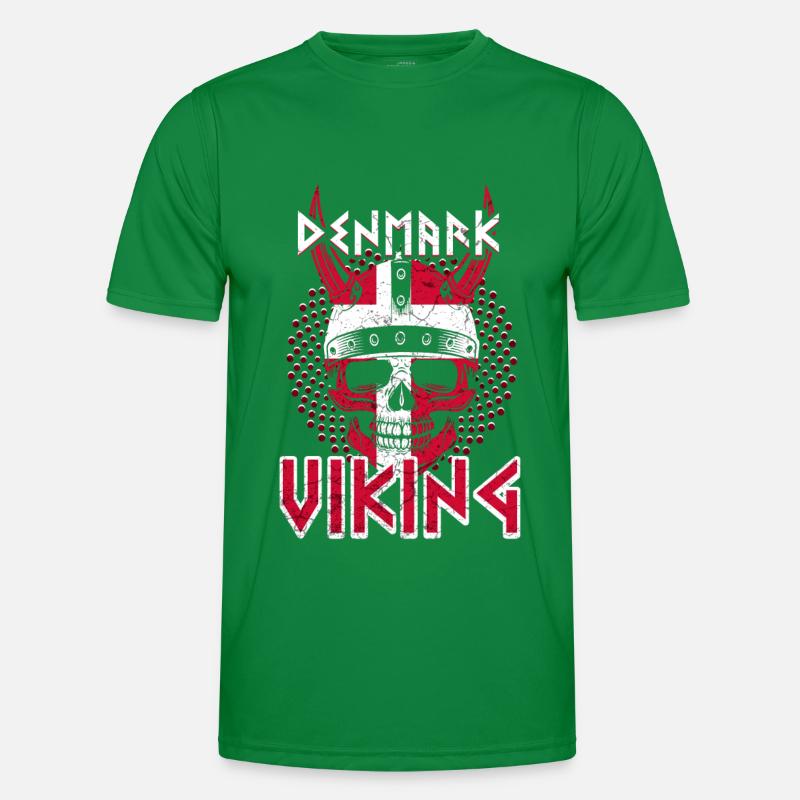 Dänischer Wikinger Männer Funktions-T-Shirt