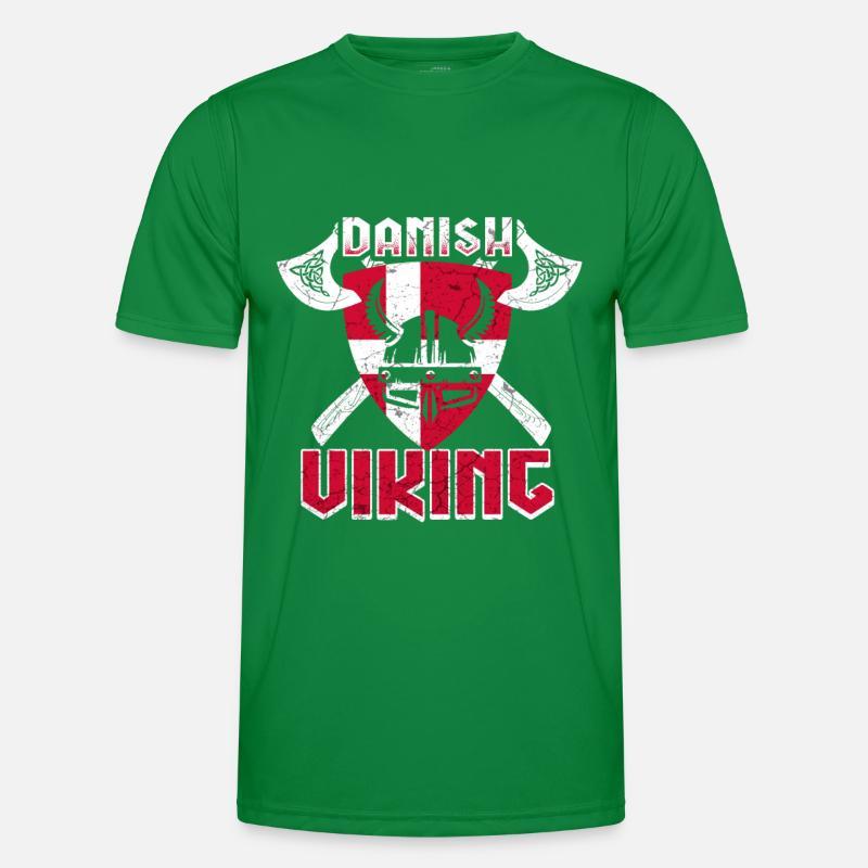 Dänischer Wikinger Männer Funktions-T-Shirt