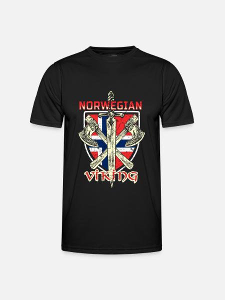 Norwegian Viking - Men's Functional T-Shirt - black