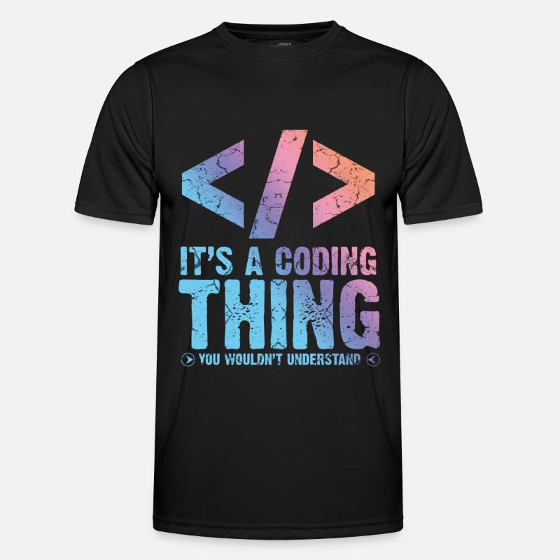 Programmierer - Männer Funktions-T-Shirt - Schwarz