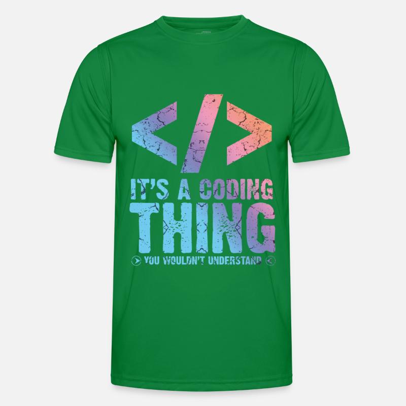 Programmierer Männer Funktions-T-Shirt