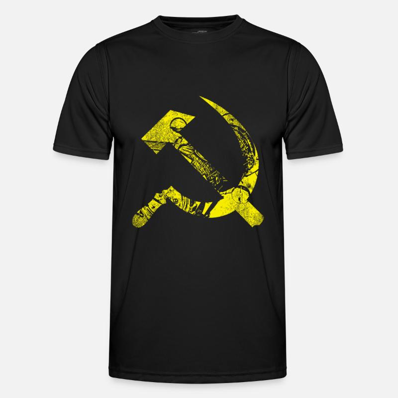 Hammer and sickle - Men's Functional T-Shirt - black