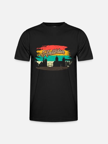 Amsterdam - T-shirt sport Homme - noir