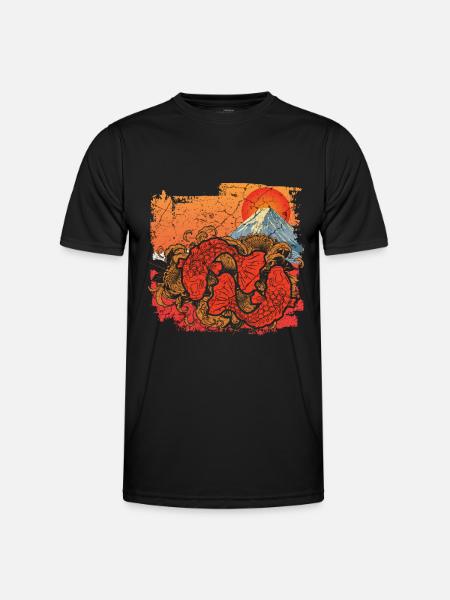 Japanese Art - Men's Functional T-Shirt - black