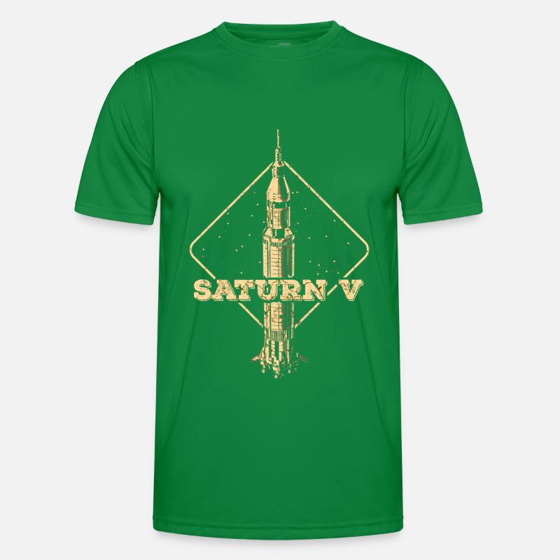 Saturn V Rocket Men's Functional T-Shirt