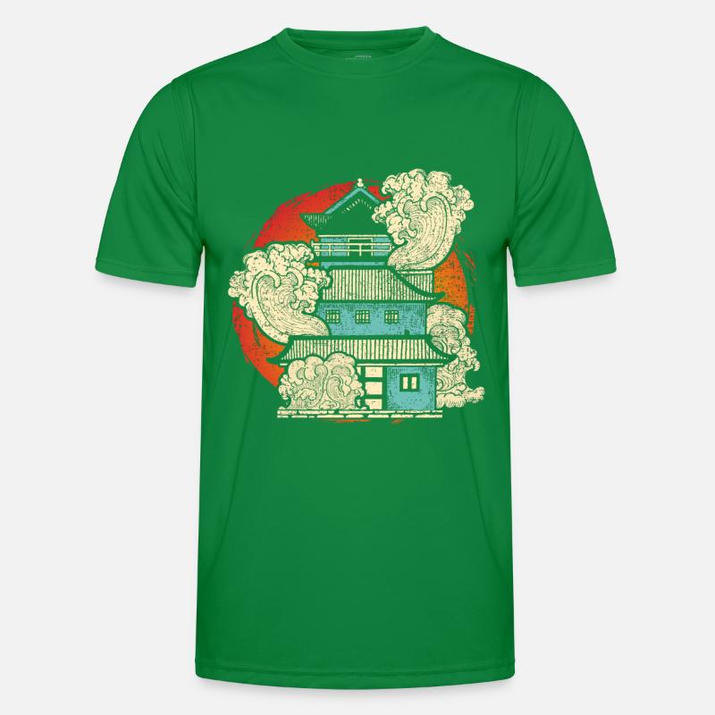 Japanese Art Men's Functional T-Shirt