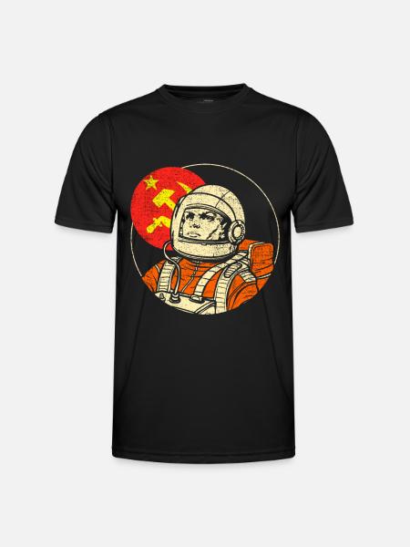 Soviet cosmonaut - Men's Functional T-Shirt - black