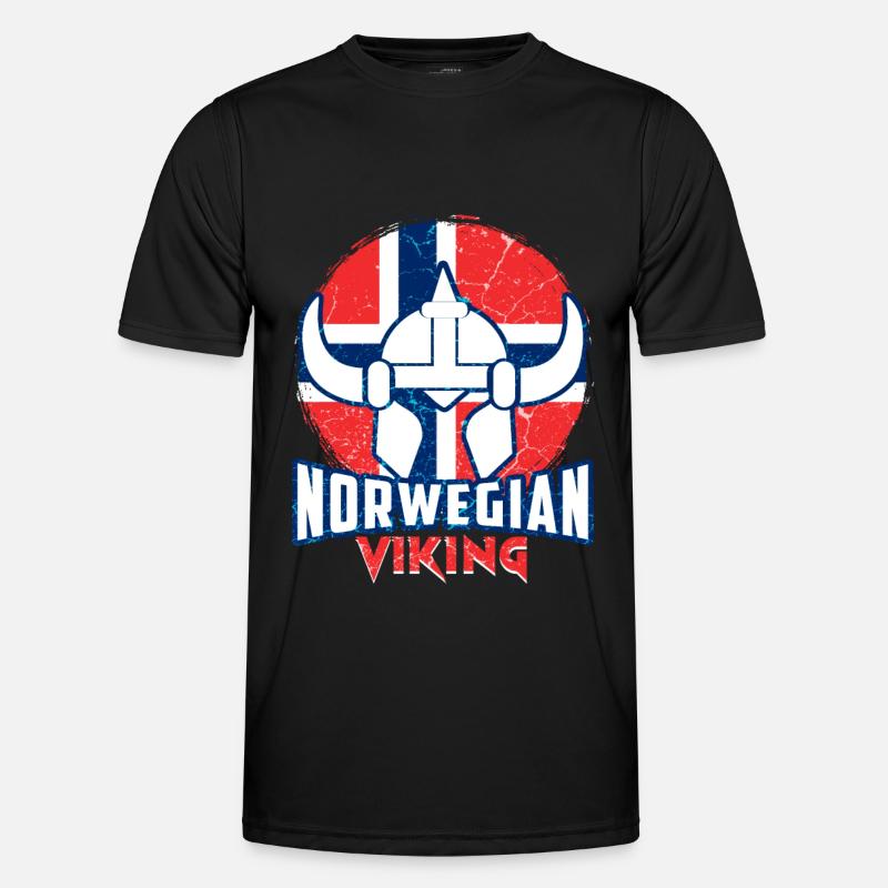 Norway Vikings - Men's Functional T-Shirt - black