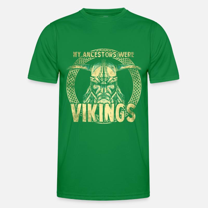 Meine Vorfahren waren Wikinger Männer Funktions-T-Shirt