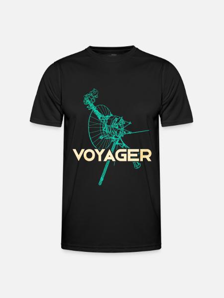 Voyager Space Probe - Men's Functional T-Shirt - black