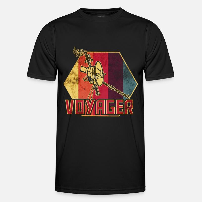 Voyager Space Probe - Men's Functional T-Shirt - black