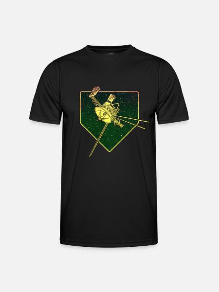 Voyager spacecraft - Men's Functional T-Shirt - black