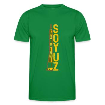 Soyouz Rocket Union soviétique - T-shirt sport Homme - vert - Devant - AI Model Male 178 dark (178cm)