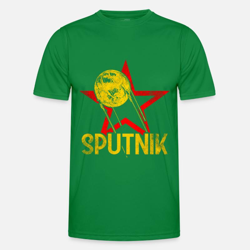 Sputnik 1 Satellite Men's Functional T-Shirt