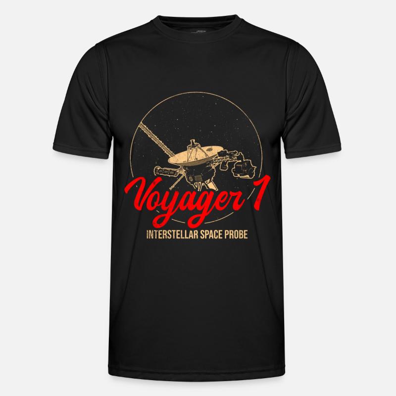 Voyager 1 Space Probe - Men's Functional T-Shirt - black