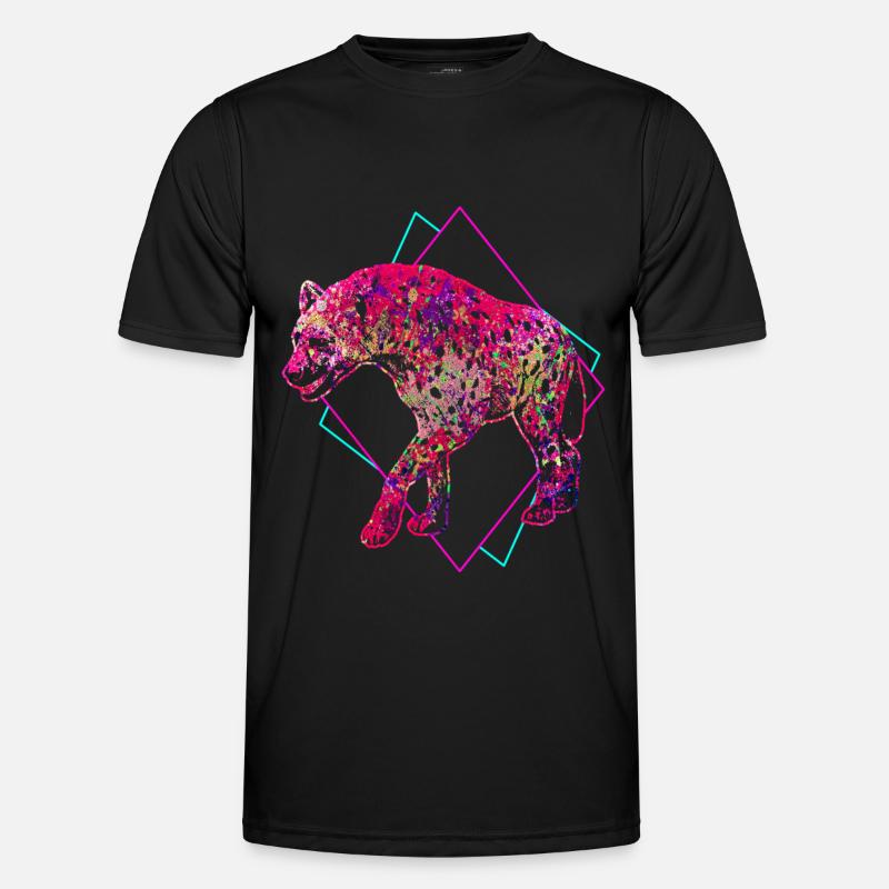Hyäne Männer Funktions-T-Shirt