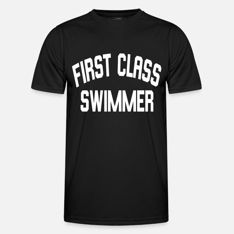 First Class Swimmer - Men's Functional T-Shirt - black
