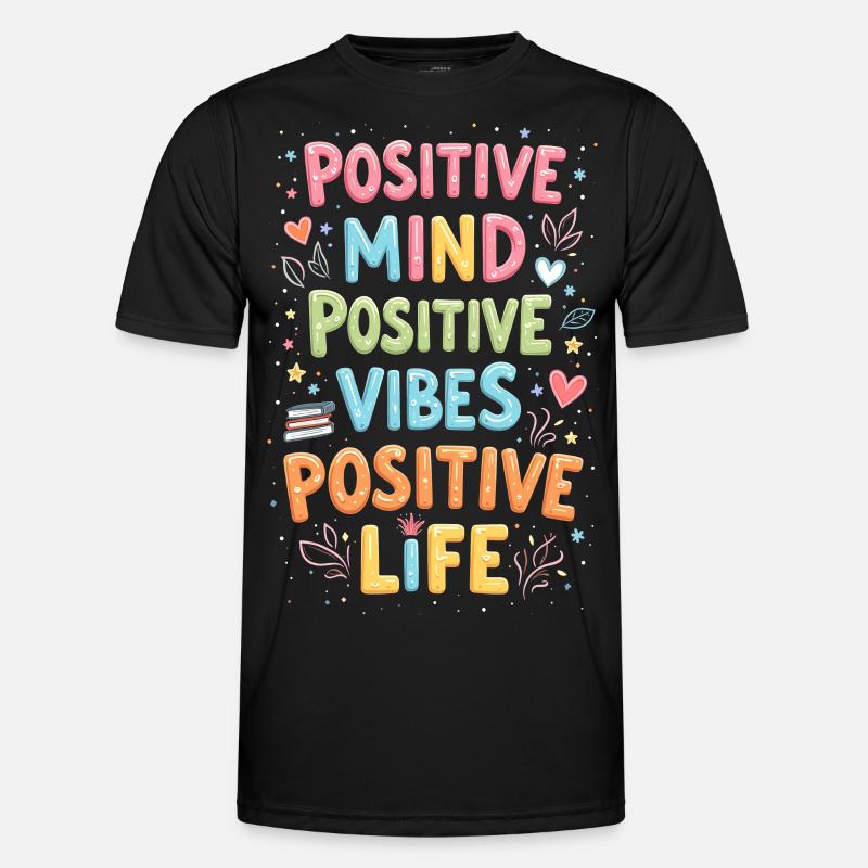 Positivity - Men's Functional T-Shirt - black