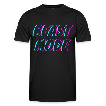 Motivation - Workout - Men's Functional T-Shirt - black - Front - AI Model Male 178 dark (178cm)