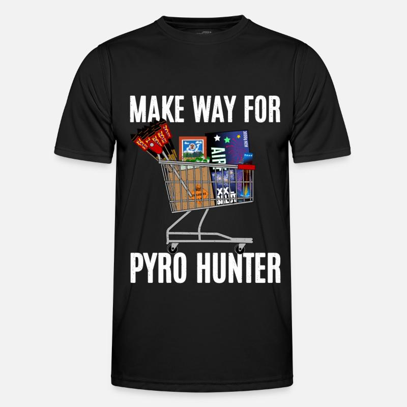 Pyro Hunter - Men's Functional T-Shirt - black