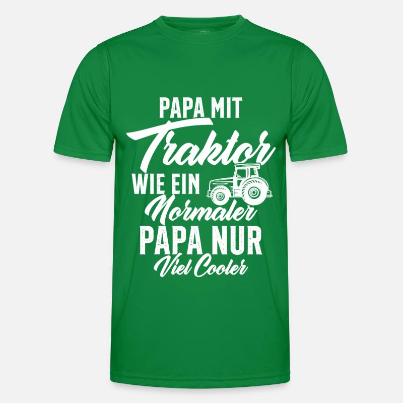 papa nit traktor wie ein normaler Männer Funktions-T-Shirt