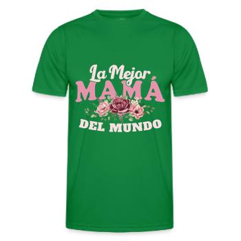 Das beste Muttertagsgeschenk der Welt - Männer Funktions-T-Shirt - Kelly Green - Vorne - AI Model Male 178 dark (178cm)