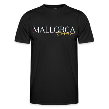 Mallorca - Männer Funktions-T-Shirt - Schwarz - Vorne - AI Model Male 178 dark (178cm)