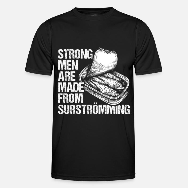 Sweden Swedish Surströmming Gift - Men's Functional T-Shirt - black