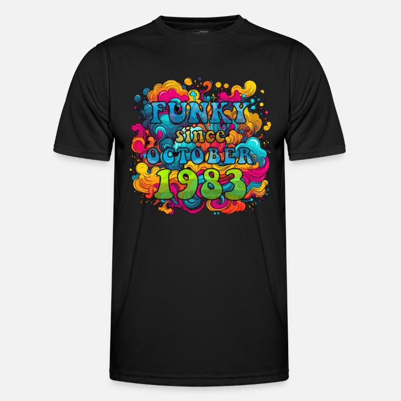 Funky since October 1983 Männer Funktions-T-Shirt