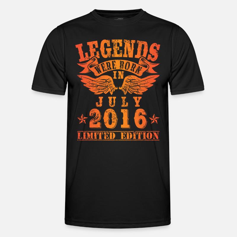 Legends were born in Juli 2016 Geburtstag Männer Funktions-T-Shirt