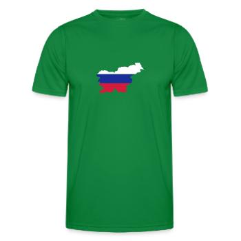 Slowenien - Männer Funktions-T-Shirt - Kelly Green - Vorne - AI Model Male 178 dark (178cm)