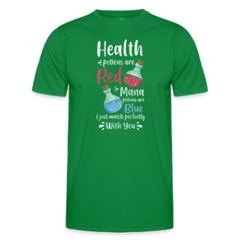Potion Naturopath Natural - Men's Functional T-Shirt - kelly green - Front - AI Model Male 178 dark (178cm)