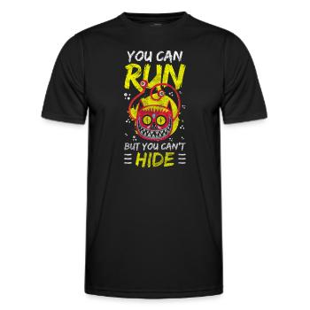 Horror Schreck Figur Verkleidung - Männer Funktions-T-Shirt - Schwarz - Vorne - AI Model Male 178 dark (178cm)