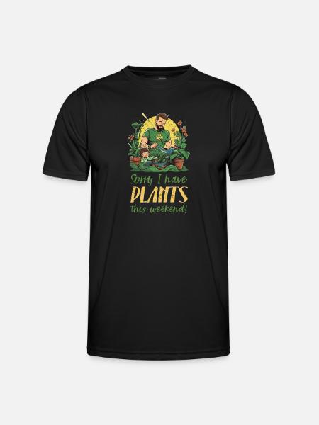 A garden lover's delight - Men's Functional T-Shirt - black